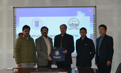 印度韦洛尔理工大学代表团访问我校